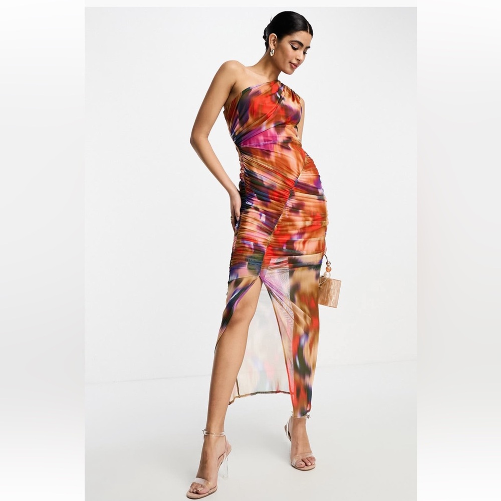 ASOS Dress US 8 Abstract Print